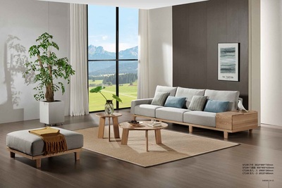 SF109沙發、SF109-T腳踏、CT108大小茶幾