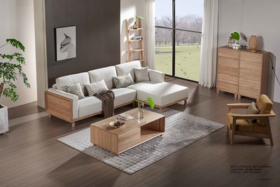 SF115-7L/R轉角沙發、LC101休閑椅、CT109茶幾